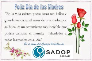 Lee más sobre el artículo El saludo de SADoP en el Día de la Madre